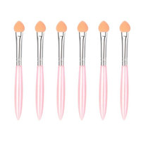 RNTOP 6Pcs Makeup Eye Shadow Eyeliner Brush Sponge Applicator Tool Makeup Tool