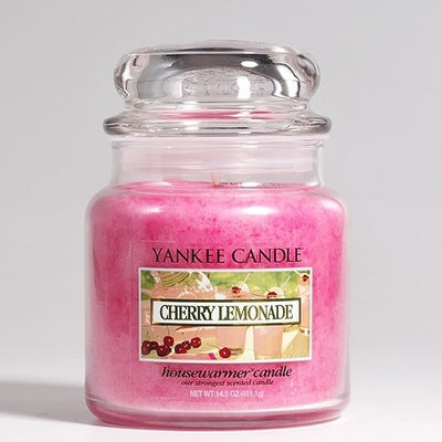 Yankee Candle 14.5 oz Single Wick Medium Jar Candle CHERRY LEMONADE