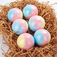 Bath Bombs Gift Set 6, Ultra Lush Bath Bomb for Kids, Bubble Bath Handmade Fizzes Spa Gift Set, Moisturizing Kit, Organic and Natural, Birthday Gifts for Women, Men, Mother 4 oz (FDA Approved)