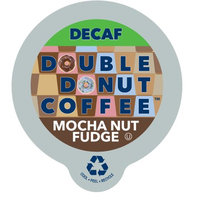 Double Donut Decaf Mocha Nut Fudge Flavored Coffee, in Recyclable Single Serve Cups for Keurig K-Cup Brewers, 80 Count
