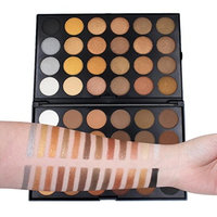 48 Color Shimmer Eyeshadow Powder ,YOYORI Shimmer Charming Loose Sparkly Pearlescent Sparkly Professional Vegan Nudes Warm Natural Bronze Smoky Eye Shadows Palette