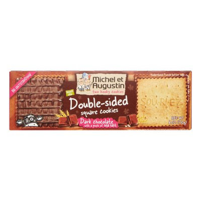 Michel Et Augustin Double Sided Cookies, Dark Chocolate, 6 Oz