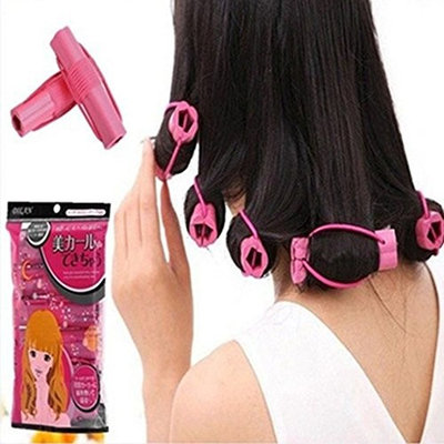 Lovef 6pcs Magic Foam Rollers Sponge Hair Styling Soft Curler Curlers Twist DIY Tool