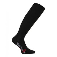 travelsox tsc 1000 h patented graduated compression otc socks, black - medium