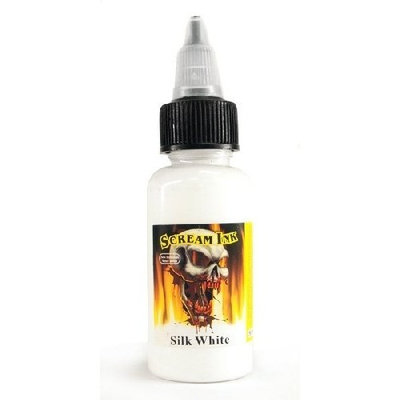 SCREAM Tattoo Ink 1-oz -SILK WHITE- Tattoo Supplies