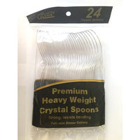Quality Home Heavy Weight Crystal Spoons - 24 Pack + FREE SHIPPING!