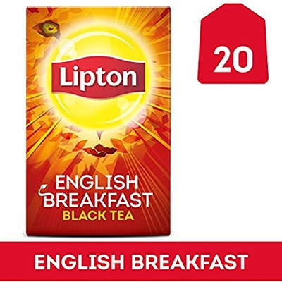 Lipton Black Tea Bags, Daring English Breakfast 20 ct (Pack of 2) by Lipton