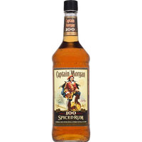 Captain Morgan Rum Co. CAPTAIN MORGAN 100 PROOF SPICED RUM 1LT