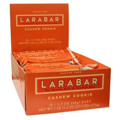Larabar, Cashew Cookie, 16 Bars, 1.7 oz (48 g) Each(pack of 4)