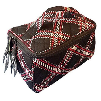 Vera Bradley Travel Cosmetic Bag in Minsk Plaid
