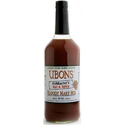 Ubons Sauce UHSBMM3 Pit Masters Hot & Spicy Bloody Mary Mix Pack of 3