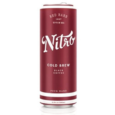 Nitro Cold Brew Coffee (12 11.5 fl. oz. cans) | Red Barn Coffee Roasters | Shelf Stable – No Preservatives | 3 Ingredients – Coffee, Water, Nitrogen | 240 MG Caffeine