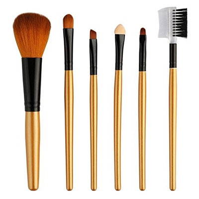 AFfeco 6pcs Makeup Brushes Kit Set Eye Shadow Foundation Powder Cosmetic Tools