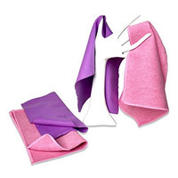 BeautyBee 4 Pack Face Towel Set - Includes 2 Bee Dry Microfiber Face Towels and 2 Bee Fine Face Towel - Soft - Absorbent - Luxurious