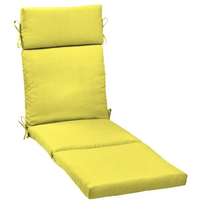 Arden Companies Better Homes and Gardens Outdoor Patio Chaise Cushion, Yellow Texture
