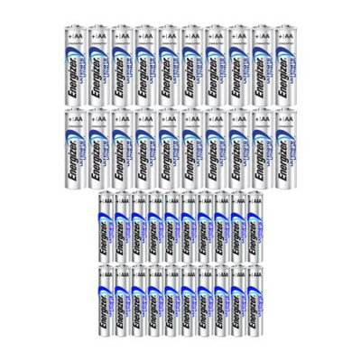 Energizer Ultimate Lithium Long Lasting Leakproof Disposable Batteries