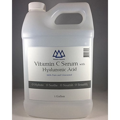Vitamin C Serum with Hyaluronic Acid 1 Gallon Unscented (Wasatch Naturals)