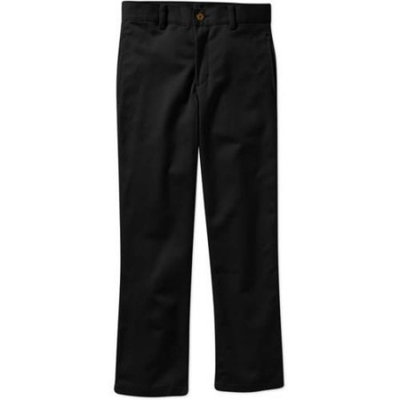 Boys Slim Flat Front Twill Pant With Scotchguard