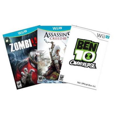 Alliance Distributors Nintendo WiiU Action Value Pack with 3 games (Wii U)