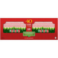 Ferrara Candy Company Brach's Bobs Red and White Peppermint Candy Canes, 40 Count Box