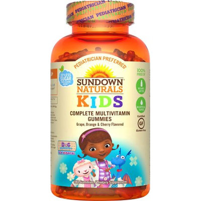 Nature's Bounty Sundown Naturals ® Kids Disney Doc McStuffins ® Complete Multivitamin, 180 Gummies