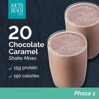 South Beach Diet Chocolate Carmel Shakes, 1.4 Oz packet, 20 Count