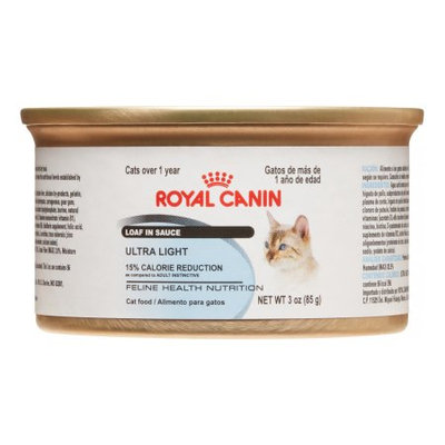 Royal Canin Feline Health Nutrition Ultralight Loaf in Sauce Canned Cat Food