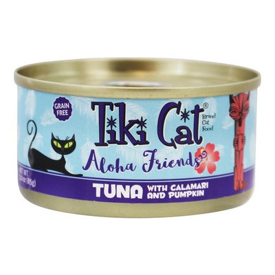 Aloha Friends Grain Free Canned Cat Food Tuna with Calamari & Pumpkin - 3 oz.