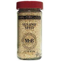 Morton & Basset Spices, Organic Sesame Seed, 2.4 Ounce (Pack of 3)