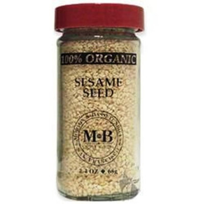 Morton & Basset Spices, Organic Sesame Seed, 2.4 Ounce (Pack of 3)