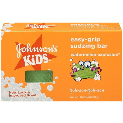 JOHNSON'S Kids Easy-grip Sudzing Bar Watermelon Explosion 2.46 oz (9 Pack)