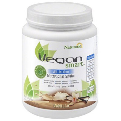 Naturade Vegan Smart All-in-One Vanilla Nutritional Shake Dietary Supplement, 22.8 oz