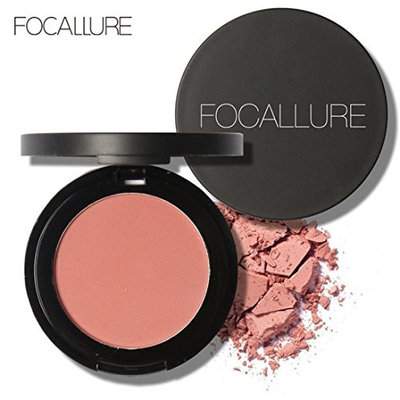 Binmer(TM) FOCALLURE Repair Capacity Powder Block Blush Exquisite Rosy Gloss Fine Outline (F)