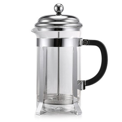 1000ml Press Coffee Tea Maker Press Stainless Steel Glass Material Pot HITC