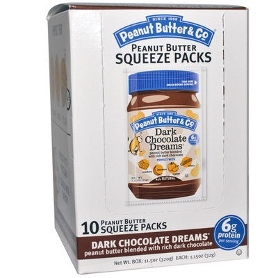 Peanut Butter & Co Peanut Butter Squeeze Packs Dark Chocolate Dreams® -- 10 Packs