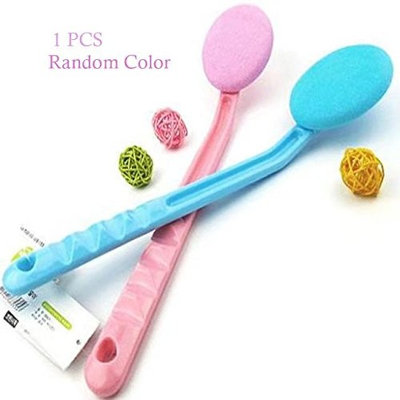Bath Body Brushes - Long Handle Sponge Massager Shower Brushes Back Lotion Applicator Scrubber for Cellulite & Exfoliating - For Men and Women