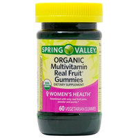 Spring Valley Women's Organic Multivitamin Real Fruit Gummies