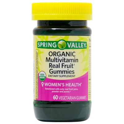 Spring Valley Women's Organic Multivitamin Real Fruit Gummies