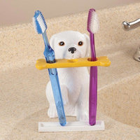 Playful Dog Toothbrush Holder by OakRidgeTM