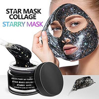 Starry Mask, New Star Face Facial Mask, Peel Off Facial Mask, Glitter Star Facial Mask, Moisturizing Deeply Cleaning Peel Off Face Mask