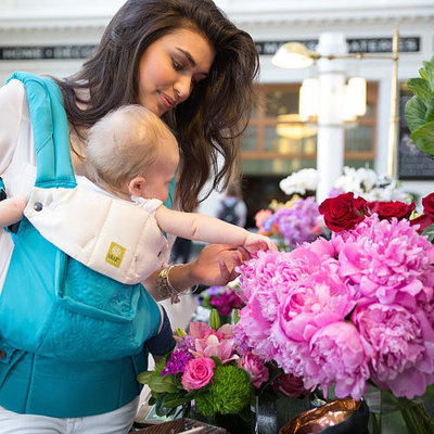 LILLEbaby 6-Position Complete Embossed Baby & Child Carrier - Teal