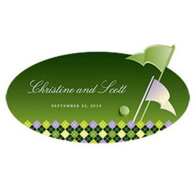 Weddingstar 1057-18-c03 Golf Large Cling- Classical Green