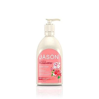 Jason Rosewater Liquid Satin Soap 480ml (PACK OF 6)