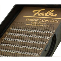 Fabu Eyelash Extensions Russian Volume 3D Fans, Thickness/Diameter 0.10, D curl, one length per tray, 8mm | 9mm | 10mm | 11mm | 12mm | 13mm | 14mm | 15mm | 16mm