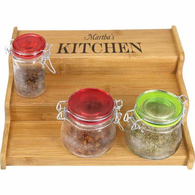 Personalized Kitchen Organizer Spice Rack
