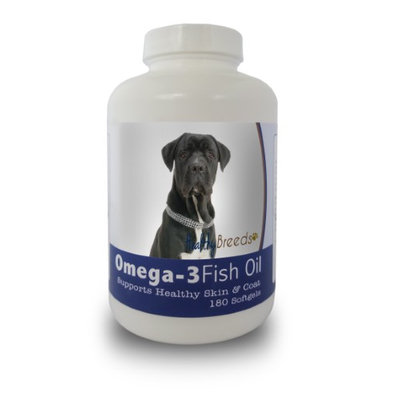 Healthy Breeds 840235141198 Cane Corso Omega-3 Fish Oil Softgels 180 Count