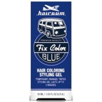 Hairgum Fix Color Temporary Hair Coloring Styling Gel - Blue 1 oz.