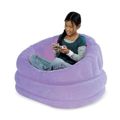 Intex Plush Inflatable Cafe Chair (Lilac)