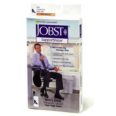 Jobst Dress - Business or Casual Wear for Men Mild Compression Over-the-Calf (Knee High) L Brown