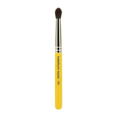 Bdellium Tools Travel Line Crease Brush, Yellow